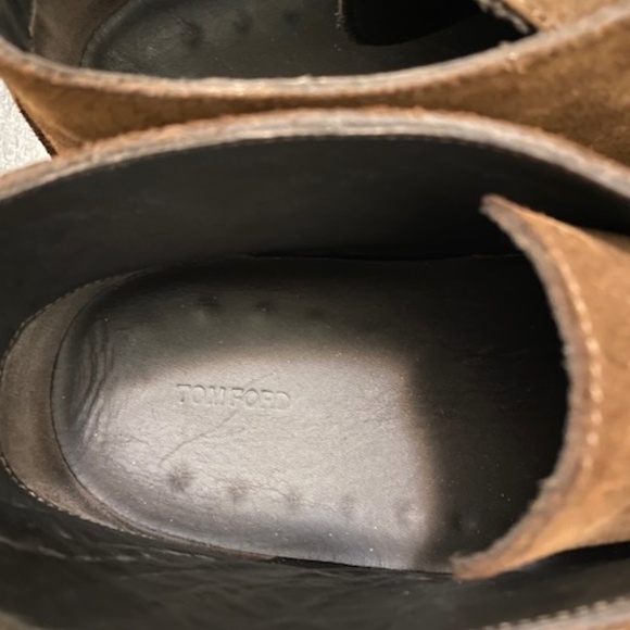 Tom Ford Clarence Brown Suede Chukka Boots Size 11 - Picture 4 of 16